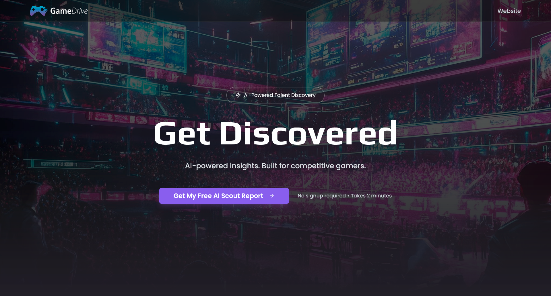 GameDrive website screenshot